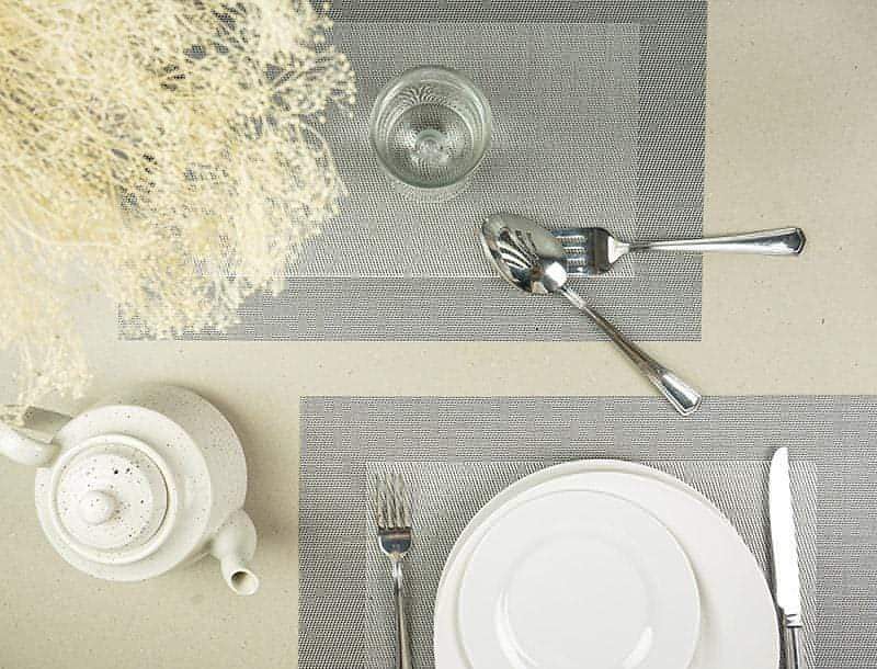 10-Piece Woven Vinyl Placemat