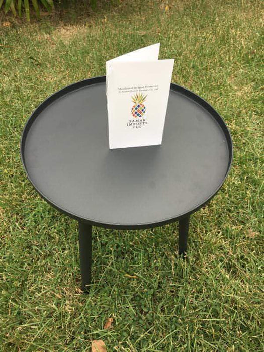 Henry Aluminum Side Table