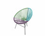 Multicolor Acapulco Chair Samar Imports, LLC Rainbow 
