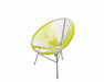 Multicolor Acapulco Chair Samar Imports, LLC Yellow and White 