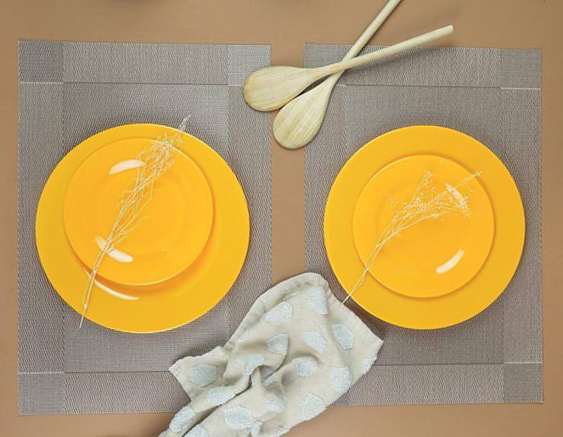 10-Piece Woven Vinyl Placemat