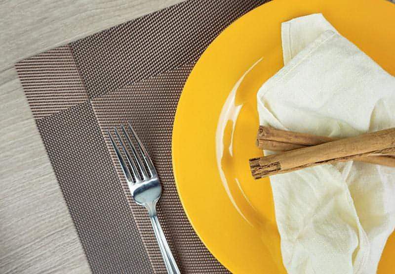 10-Piece Woven Vinyl Placemat