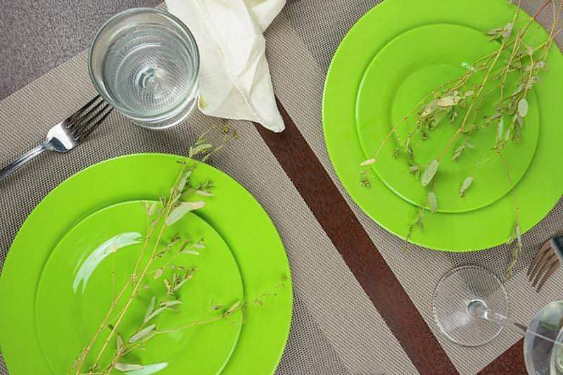 10-Piece Woven Vinyl Placemat