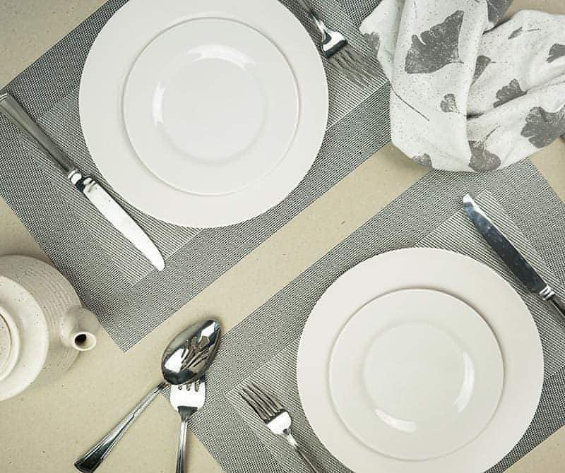 10-Piece Woven Vinyl Placemat