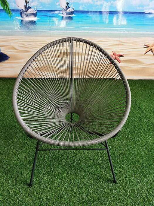 Solid Color Acapulco Chair Samar Imports, LLC Gray 
