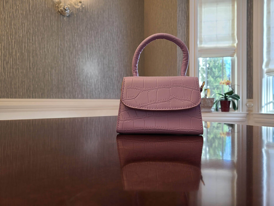 Cecile Stone Pattern Crossbody Purse Samar Imports, LLC Lilac 