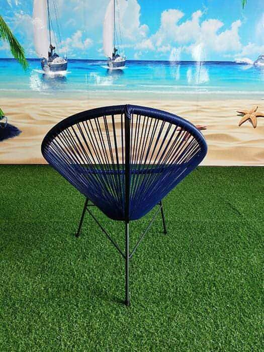 Solid Color Acapulco Chair Samar Imports, LLC Navy 