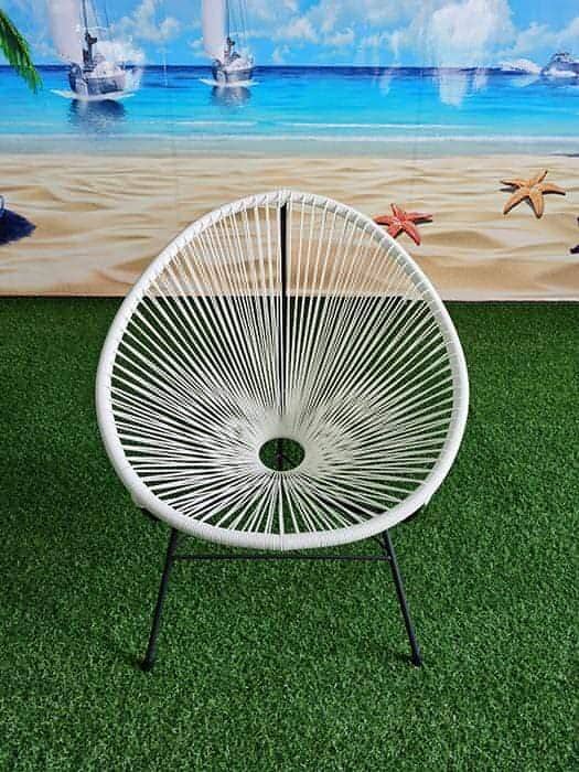 Solid Color Acapulco Chair Samar Imports, LLC White 